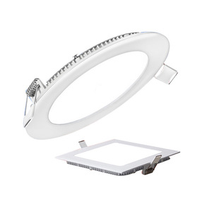 led recessed downlight hotel supermarket ceiling small panel light household wholesale concealed slim round panel light