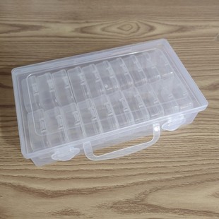 Rice Beads Crystal Beads Stone Glazed Beads Nail Art Accessories Box Handmade Jewelry Bright Diamond Set Box Small Beads Storage Box