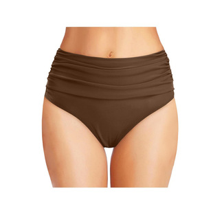 Swimwear 2025 European and American Amazon Cross-border Trade Multicolor Bottom High Waist Bikini Split Swimwear