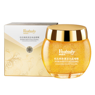 Tiktok Kuaishou live broadcast same ice crystal gel shrink pores cleansing blackhead exfoliating gel factory wholesale