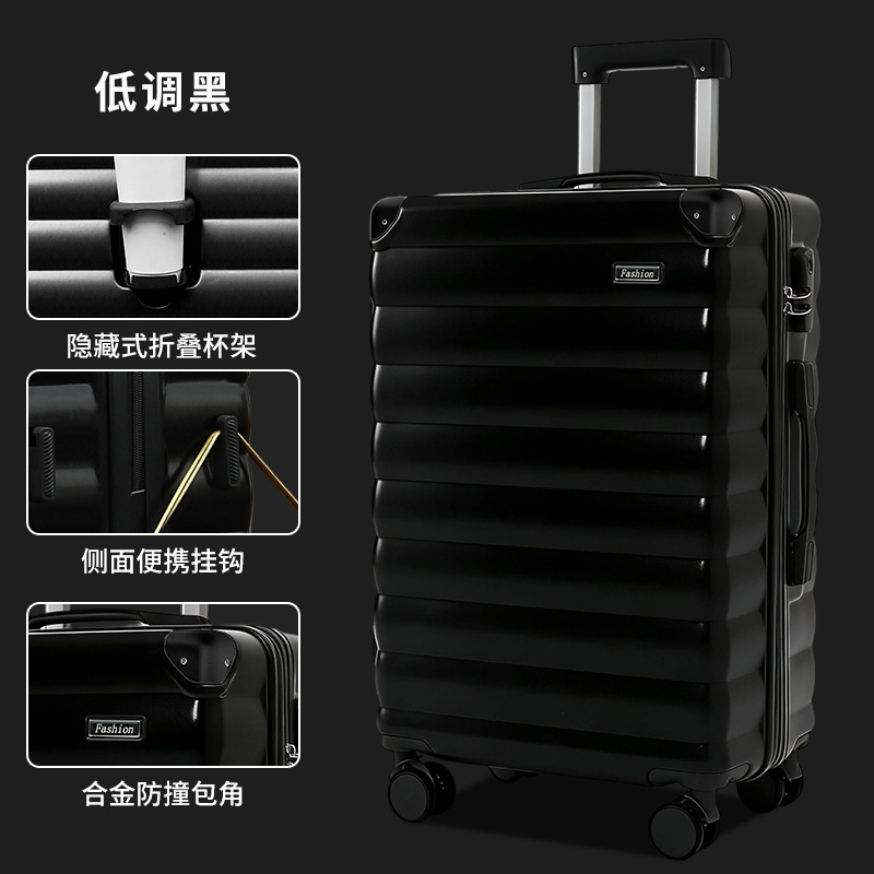 Luggage Suitcase for Women 2025 New Style Trolley Case Large Capacity 20inch 24inch Small Universal Wheel Travel Code Leather Case