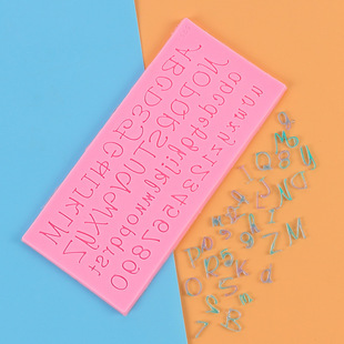 Silicone Cake Mold Letter Fondant Mold BakinG DIY Tool G162