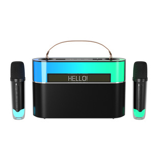 New Bluetooth speaker portable outdoor karaoke microphone home microphone integrated wireless small stereo subwoofer