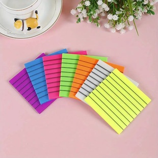 Yuede Draw Line Прозрачная ПЭТ Post-It Платная решетка Post-It Note Горизонтальная цветная Post-It Note Удобная наклейка Красочная