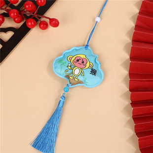 Dragon Boat Festival Zodiac Sachet Children's Neck Sachet Baby Small Gift Tiger Pendant Bag Wholesale LOGO