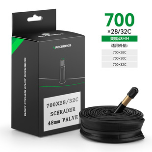 To the fly bicycle inner tube road car tire 700C/23 25 28 35 American mouth butyl rubber inner tube