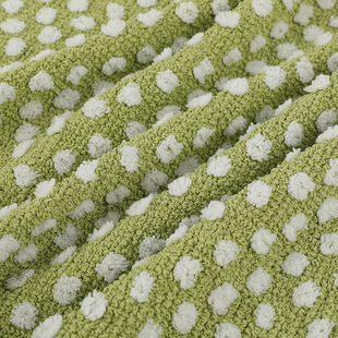 Two-Color Bubble Small Dot Jacquard Fabric Fashionable Pleated Textured Top Dress Knitted Fabric