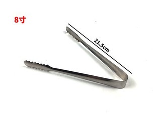 Thickened Stainless Steel Ice Clip Ice Clip Bread Clip Food Clip Biscuit Clip Barbecue Barbecue Clip Tweezers