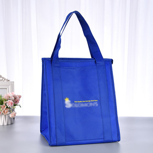 Factory custom foreign trade ice cream insulation bag seafood non-woven insulation bag picnic insulation ice bag custom