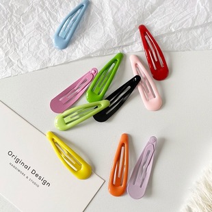 Hyun Ya Style Color BB Clip ins Cute Girl Hair Accessories Hairpin Lin Xiaozhai Same Style Headwear Side Clip Broken Hair Clip