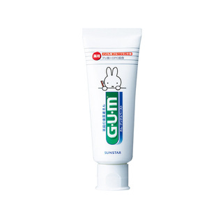Детская зубная паста GUM Miffy, импортированная из Японии, содержащая фторид, чтобы предотвратить карниз и восстанавливает детскую зубную пасту с фруктовым вкусом 70 г