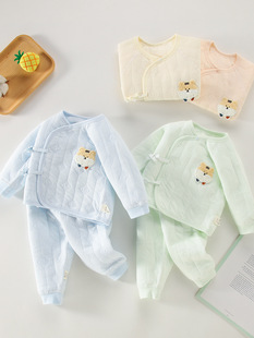 baby clothes 0-3 months baby jumpsuit newborn class a clothing autumn and winter new baby boys and girls cotton clothes
