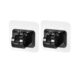 Curtain Rod Hook Curtain Clip Telescopic Rod Fixed Holder Punch-Free Adhesive Bracket Clip Crossbar Door Curtain Bracket