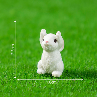 Moss Micro Landscape Creative Easter Bunny DIY Decorations Accessories Mini Car Desktop Small Ornaments