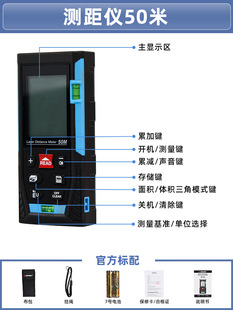 Empty drum hammer house inspection tool suit decoration acceptance hardcover house house inspection stick house collection water and electricity kit box square ruler