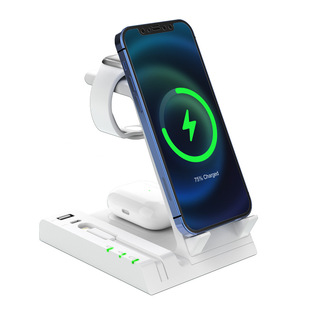 Private model wireless charger three-in-one wireless fast charger for Apple 15iphone three-in-one wireless charger