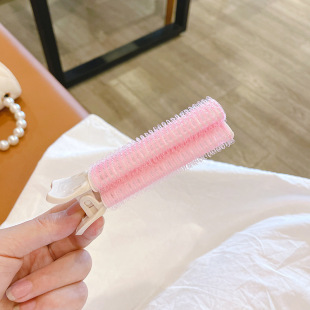 Fluffy Hair Root Top of Head Hairpin Hair Artifact High Cranial Top Bangs Roll Summer Fixed forehead Hair Tube Clip Headwear for Women