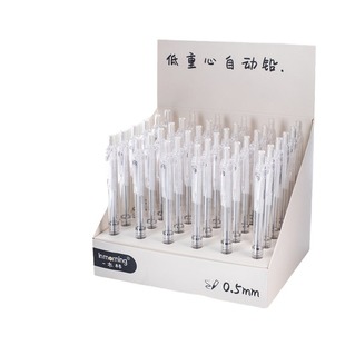 Yimulin no series low center of gravity movable pencil minimalist transparent pencil holder for students office automatic pencil