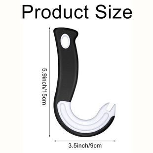 Hook-Shaped Can Opener Can Opener Manual Bottle Opener Kitchen Gadget Labor-Saving Multi-Functional Screwdriver