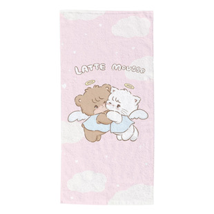 Beach Towel Summer New Cartoon Printed Children's Adult Thickened Absorbent Dual-Use Mikko Bath Towel Children's Towel