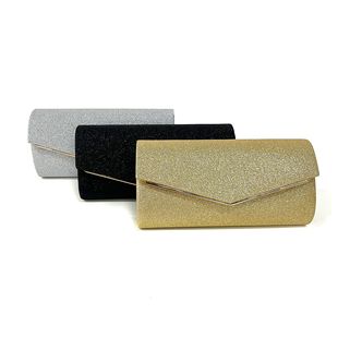 Foreign Trade New Style Women's Evening Bag Solid Color Clamshell Wedding Dress Bag Chain Bag Women's Evening Banquet Bag