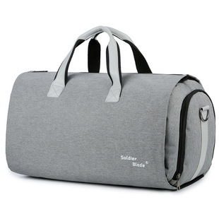 Men's Outdoor luggage bag portable travel bag waterproof wet and dry separation travel bag shoulder crossbody suit storage bag