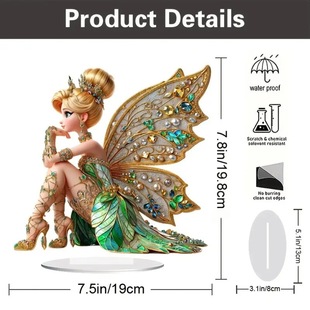 Cross-Border Acrylic Stand-Up Ornaments Desktop Crafts Table Mother's Day Father's Day Halloween Christmas Gifts