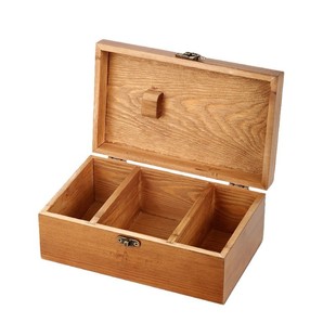 Factory in stock Solid Wood Needle Box Household Solid Wood Retro Style High-grade Wooden Needle Bag Storage Box Empty Box