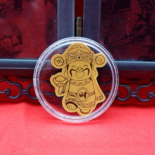 Hot imitation gold foil rich fortune library princess please get rich and make money important persimmon continuous mobile phone stickers gifts