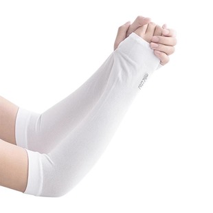 Summer sunscreen ice silk sleeve thin extended half finger outdoor riding UV protection arm ice sleeve manufacturers