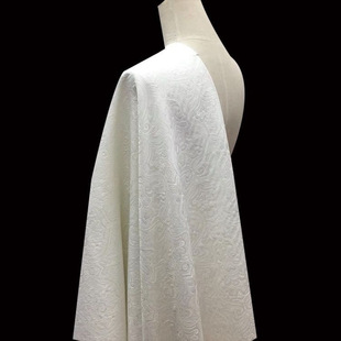 New floating fashion fabric water bottle flower jacquard fabric brocade trench coat coat dress dress fabric wholesale
