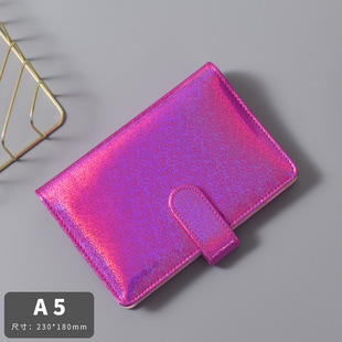 Amazon Special for Colorful Point A6 Laser Macaron Handbook Notebook Notepad Cash Budget Wallet