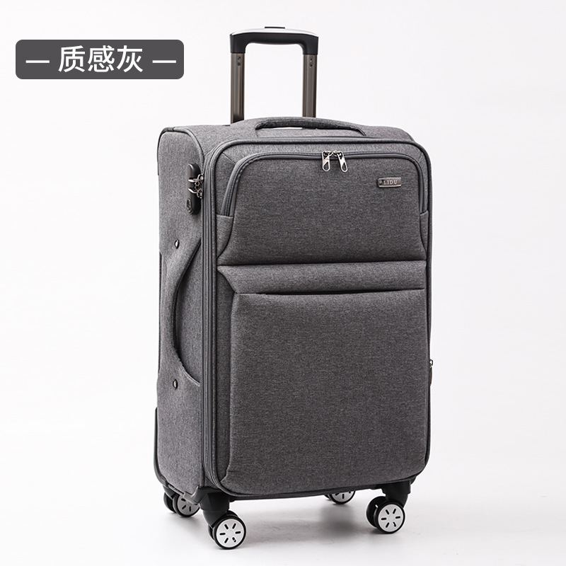 Multifunctional Oxford Cloth Suitcase Trolley Case Universal Wheel High-End Suitcase Male and Female Student Password Box Wholesale