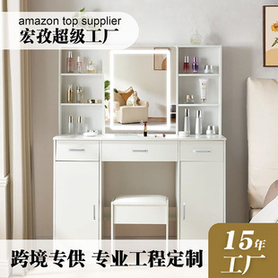Hongzi новый трансграничный makeup table зеркало стол косметика магазин косметика школа макияж студия туалетный столик