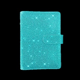 in stock cross-border A6 binder zipper bag Macaron notebook leather PU loose-leaf book cash budget hand book