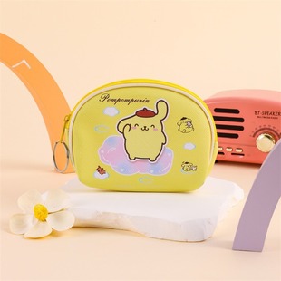 Cross-border coin purse cute cartoon keychain student female new storage small wallet PU small gift manufacturers wholesale