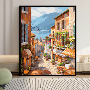 Digital Oil Painting diy filling oil painting hand-painted coloring painting e-commerce TikTok cross-border wholesale delivery sunflower