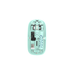 Factory Direct Supply Suitable for Apple Huawei Bluetooth Dual-mode Three-mode 5.0 Silent 2.4g Wireless Transparent Charging