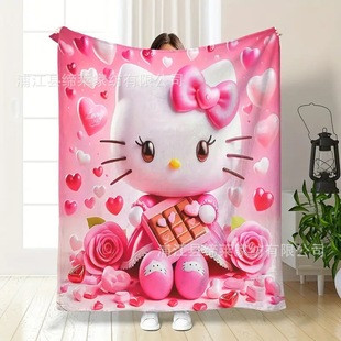 Amazon, TEMU Горячие продажи Sanrio фланелевый мягкий бархатный ковер диван, обеденный перерыв в спальне