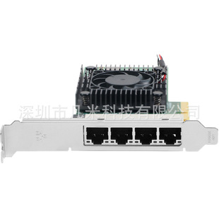Четырехпортовая гигабитная компьютерная камера промышленного класса PCIE I210-T4, визуальная сетевая карта, чип I210AT, 4 порта