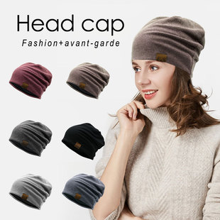 F & S Pullover Cap Hot Selling Nightcap Breathable Moon Baotou Cap Casual Leather Standard Cap Winter fleece-lined Men's and Women's Heap Cap
