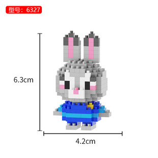 Совместимость с Lego микрогранулированные строительные блоки мультяшные куклы маленькая панда детская головоломка сборка игрушек через границу для оптовой торговли