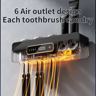 Disinfection Toothbrush Holder Smart Toothbrush Sterilizer Sterilization and Drying Electric Toothbrush Holder Cross-border Hot Sale