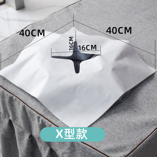 Beauty bed hole towel beauty salon special thick lying face disposable pad face with hole massage large pillow towel square towel wholesale