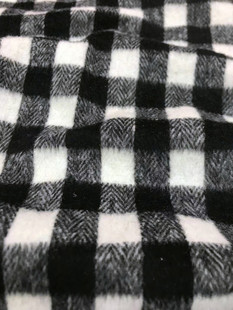 New Brushed Small Plaid Clothing/shoes and Hats/bag Fabric Fabric with Beautiful Price