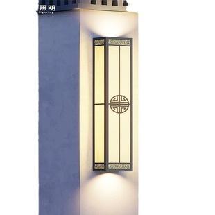 Courtyard wall lamp door side wall lamp villa outdoor wall lamp outdoor waterproof wall lamp rural door pillar wall lamp