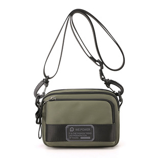 2025 Spring New Arrival Men's All-Match Fashionable Crossbody Bag Backpack Lightweight Simple Shoulder Bag Mini Casual Waist Bag