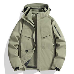 Diyu Shenlong Jacket Men's and Women's Jacket Outdoor Rush Clothes Three-in-One Winter Thickened Detachable High-end Mountaineering Suit