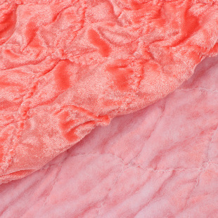Pleated Dense Velvet Fabric, Pleated Dense Velvet Thickeneded Quilted Embroidered Fabric, Composite Jacquard Dense Velvet Fabric