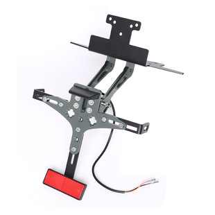 Suitable for 17-24 Yamaha xmax 300 250 motorcycle modified license plate frame with light license plate frame accessories